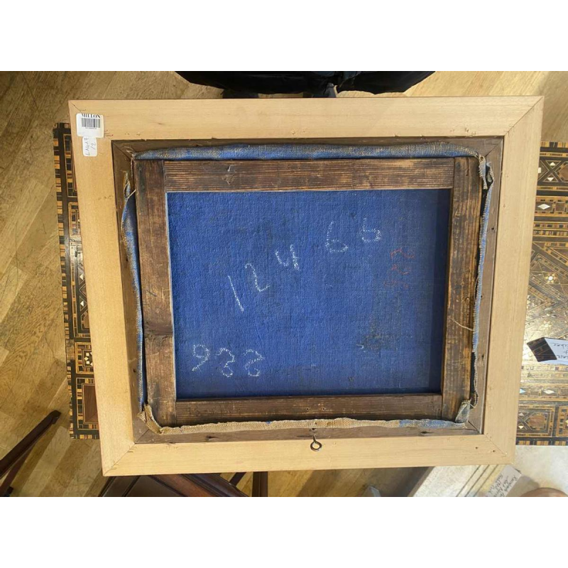 Oil on canvas signed Baron-Renouard