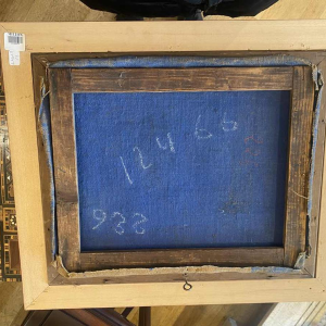 Oil on canvas signed Baron-Renouard