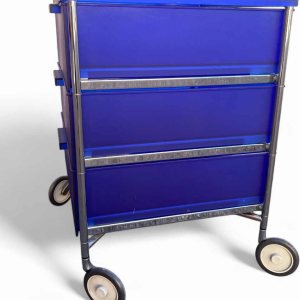 Kartell - “Mobil“ 3-ladenkast, kobaltblauw, 1993 Ontwerp