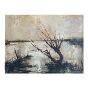 Pierre Letellier, landscape painting, oil on canvas