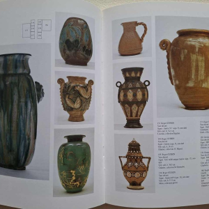 Roger GUERIN, vase en grès à décor d’oiseaux, 1945