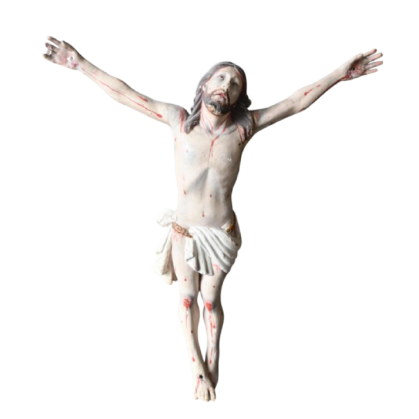 Corpus Christ, Indo-Portuguese polychrome wood, circa 1660–1700