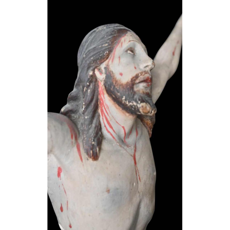 Corpus Christ, Indo-Portuguese polychrome wood, circa 1660–1700