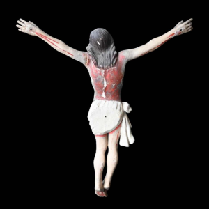 Corps du Christ Indo-Portugais, sculpture en bois polychrome, vers 1660–1700