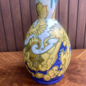 Henri Breetvelt pour Gouda, vase céramique Art Nouveau 1900