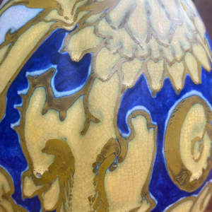 Henri Breetvelt pour Gouda, vase céramique Art Nouveau 1900