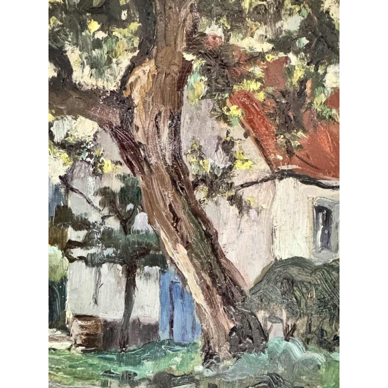 Adolphe Dupont (1898-1982): « paysage Mosan » paire de peintures