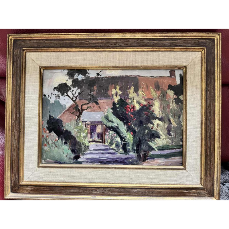 Adolphe Dupont (1898-1982): « paysage Mosan » paire de peintures