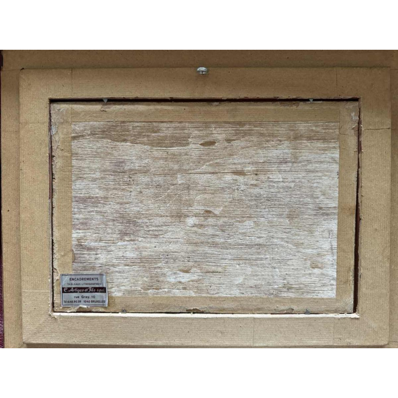 Adolphe Dupont (1898-1982): "Mosan landscape" pair of paintings