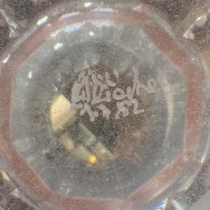 ANATOLE RIECKE, Grand vase en cristal taillé, 1952