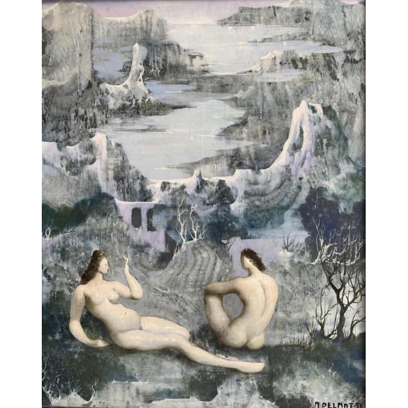 Marcel DELMOTTE (1901-1984) « paysage fantastique »