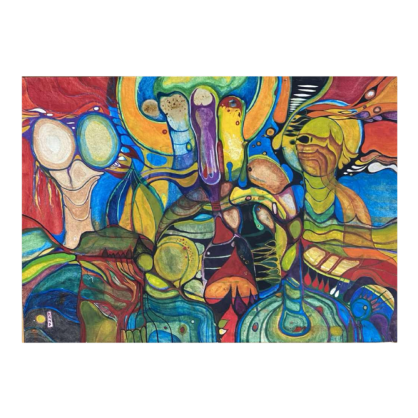 Tableau Helmut Kand (1946) canvas surréalisme poétique