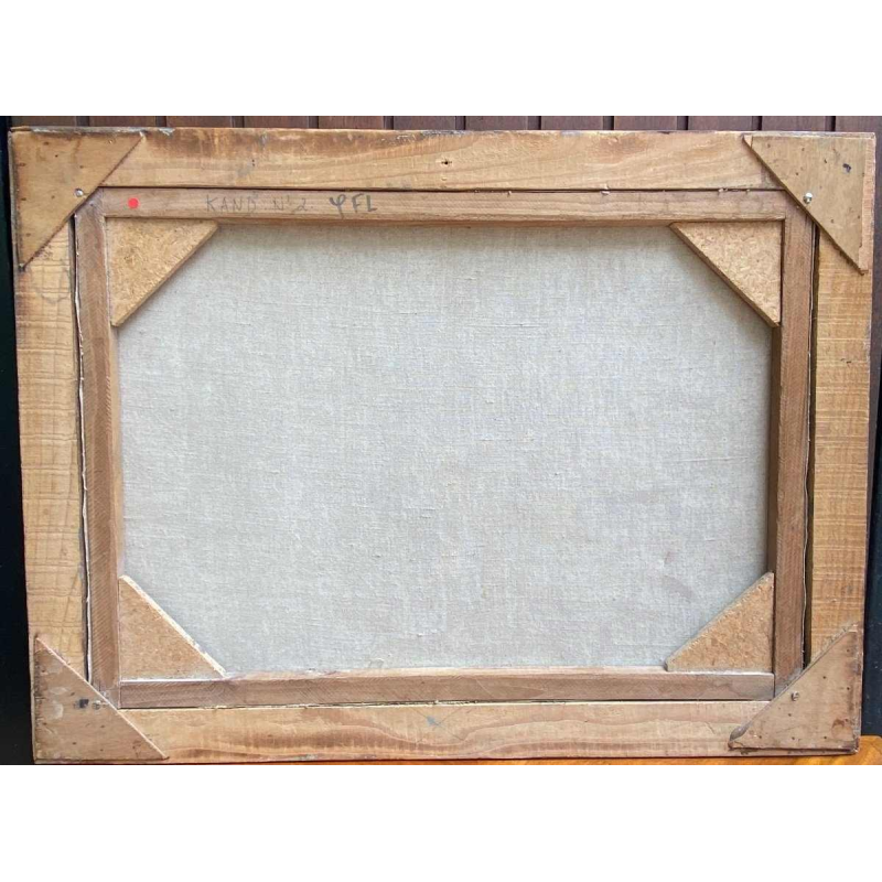 Tableau Helmut Kand (1946) canvas surréalisme poétique