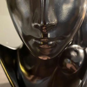 VILLEROY & BOCH LUXEMBOURG, EVE sculpture, African ceramic mask, 1930s