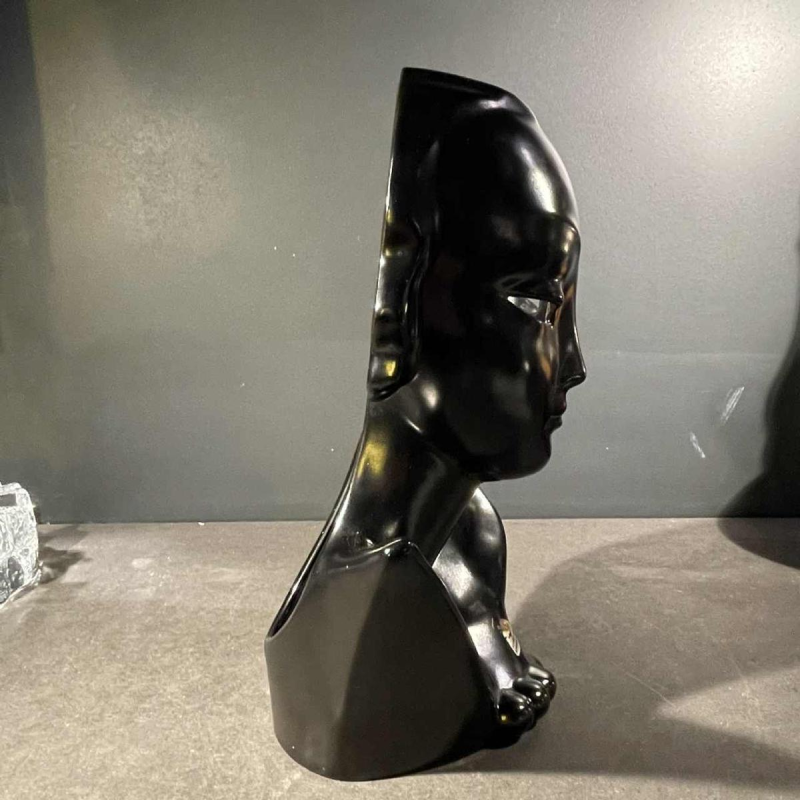 VILLEROY & BOCH LUXEMBOURG, EVE sculpture, African ceramic mask, 1930s