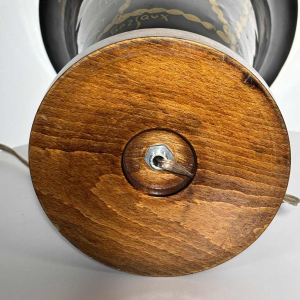 Lucien GERFAUX, vasque lumineuse - lampe en dinanderie à décor de poissons stylisés Art Déco, XXe s