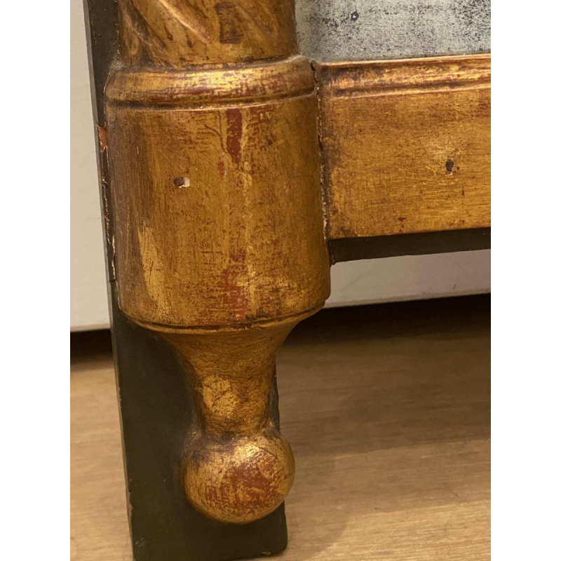 Miroir trumeau en bois doré, fin XIXe s