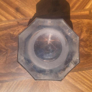 Joseph Simon for Val Saint Lambert, Art Deco vase, cut crystal, ca 1930