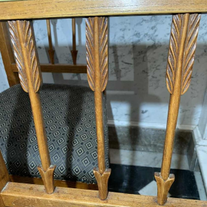 Serie van 6 Etruskische Directoire d'Epoque stoelen, mahonie, G. Jacob stijl