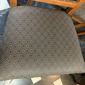 Serie van 6 Etruskische Directoire d'Epoque stoelen, mahonie, G. Jacob stijl