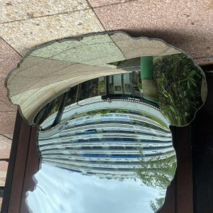 Peter Briggs, large asymmetrical mirror, ca 1980