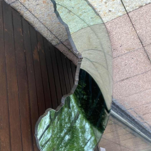 Peter Briggs, large asymmetrical mirror, ca 1980