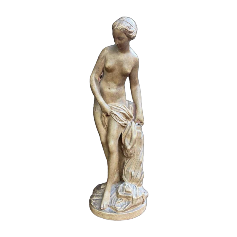 Falconet sculpture de femme en terre cuite 1900 Sèvres