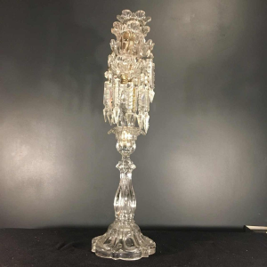 Kandelaar / Girandole, Baccarat Crystal met 3 blaker, 20ste eeuw
