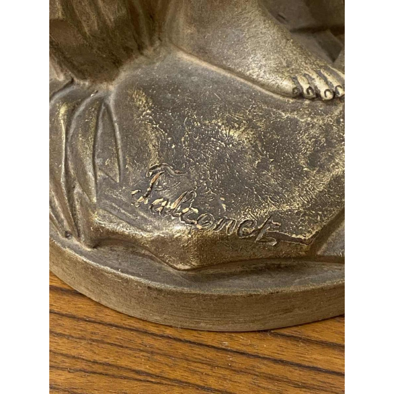 Falconet sculpture de femme en terre cuite 1900 Sèvres