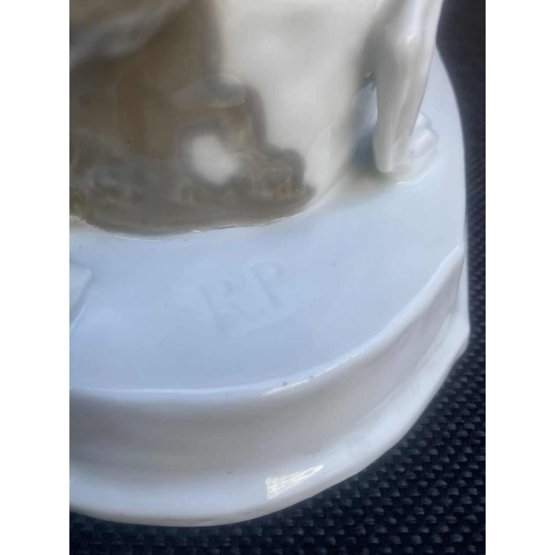 Ofend-und Porzellanfabrik AG, group of Barzoi greyhounds in porcelain