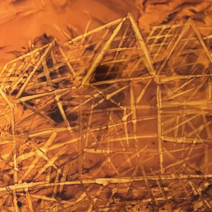 Charles MEIRE (20th c.) “Fire XII 1975” aluchromy 68x82 cm