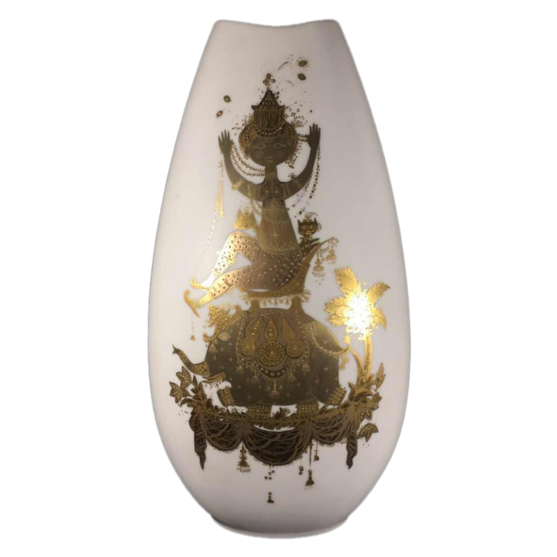 Bjorn Wiinblad "Quatre couleurs " vase porcelaine Rosenthal - Studio Linie, 1960
