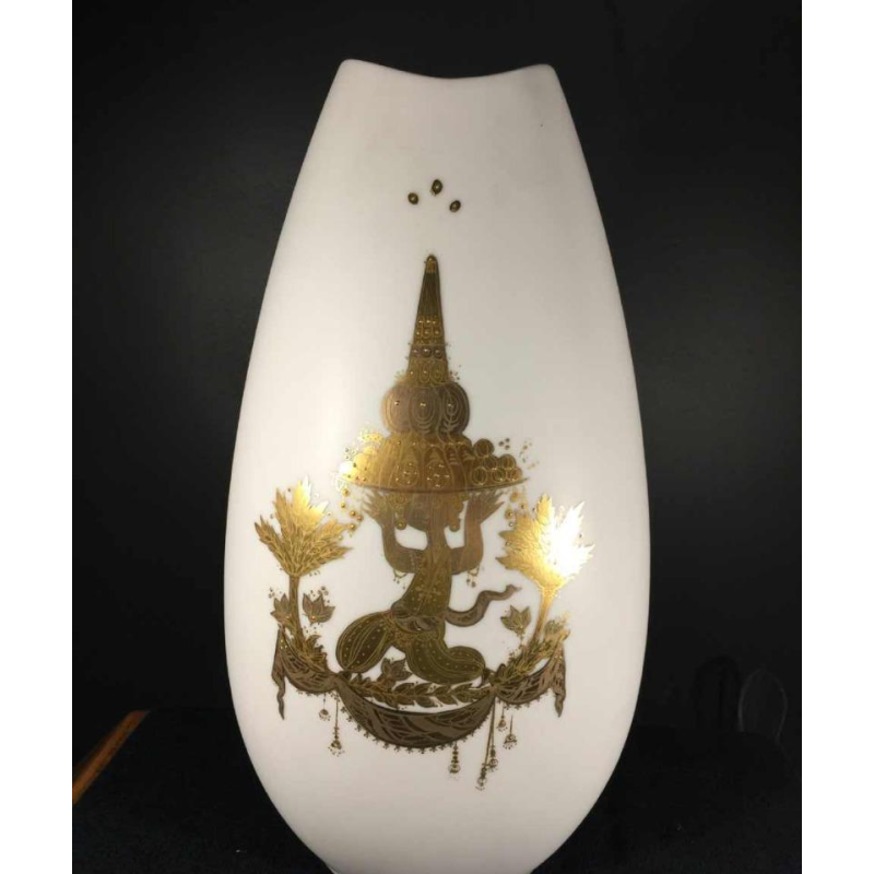 Bjorn Wiinblad " Quatre couleurs " porcelain vase Rosenthal, Studio Linie, 1960