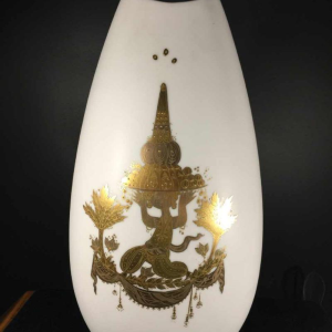 Bjorn Wiinblad " Quatre couleurs " porcelain vase Rosenthal, Studio Linie, 1960