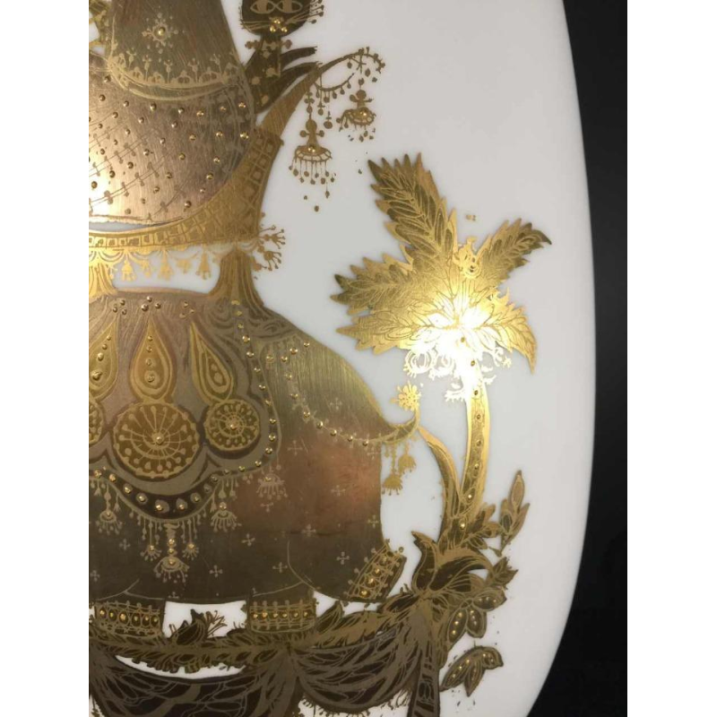 Bjorn Wiinblad "Quatre couleurs " vase porcelaine Rosenthal - Studio Linie, 1960