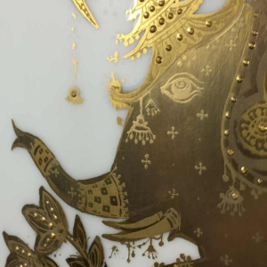 Bjorn Wiinblad "Quatre couleurs " vase porcelaine Rosenthal - Studio Linie, 1960