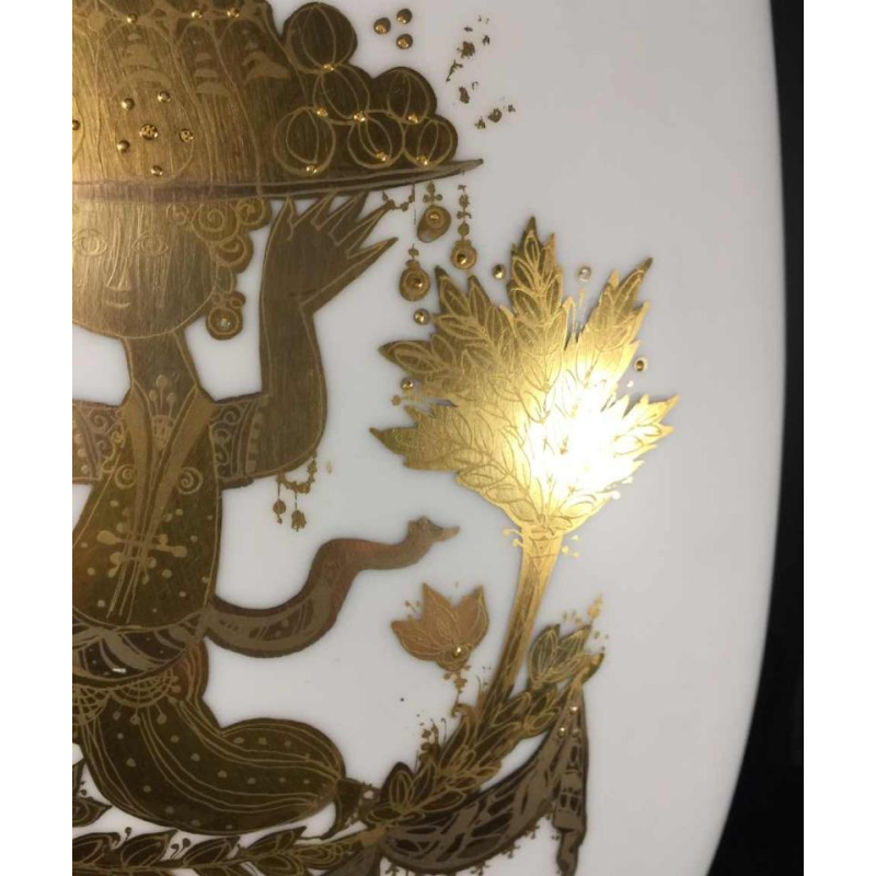 Bjorn Wiinblad " Quatre couleurs " porseleinen vaas Rosenthal, Studio Linie 1960