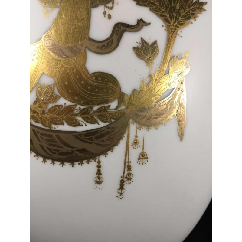 Bjorn Wiinblad "Quatre couleurs " vase porcelaine Rosenthal - Studio Linie, 1960