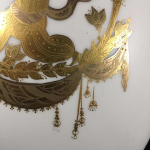 Bjorn Wiinblad " Quatre couleurs " porcelain vase Rosenthal, Studio Linie, 1960