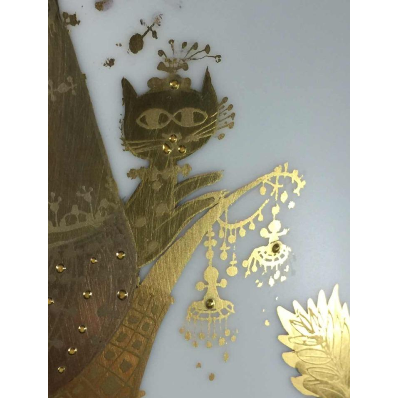 Bjorn Wiinblad "Quatre couleurs " vase porcelaine Rosenthal - Studio Linie, 1960