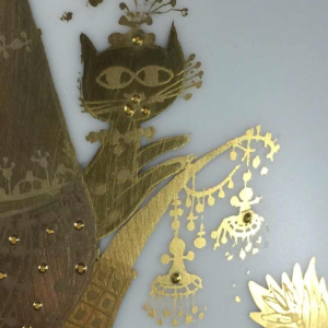 Bjorn Wiinblad "Quatre couleurs " vase porcelaine Rosenthal - Studio Linie, 1960