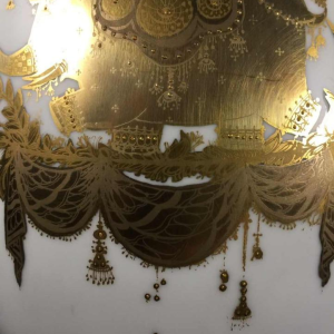 Bjorn Wiinblad "Quatre couleurs " vase porcelaine Rosenthal - Studio Linie, 1960