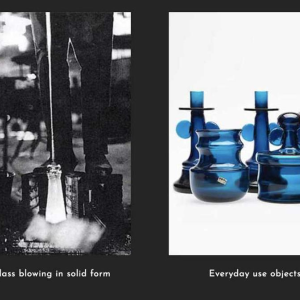 BERTIL VALLIEN for KOSTA BODA Sweden, blue glass vase on foot number 57529