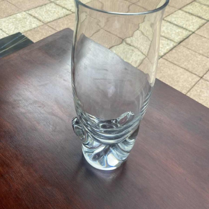 Baccarat large unique crystal vase 1960 France