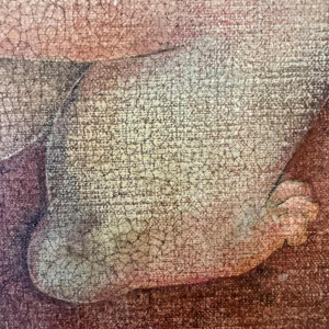 Simone TOUSSAINT schilderij oiie op doek