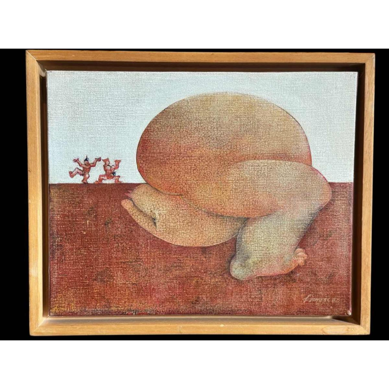 Simone TOUSSAINT peinture huile sur toile