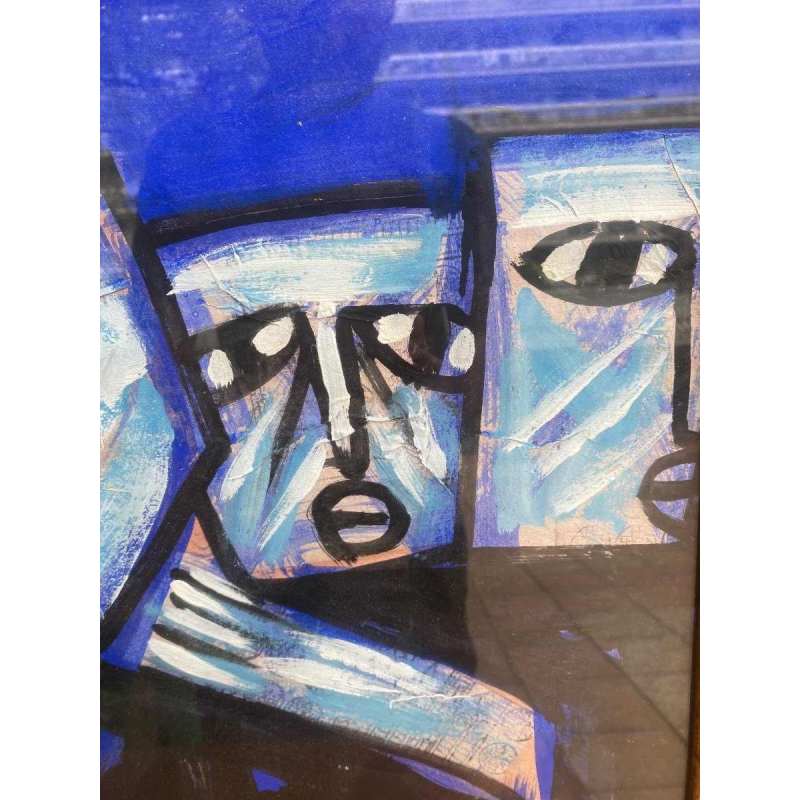 Prachtig schilderij door Anh Duong olieverf op doek