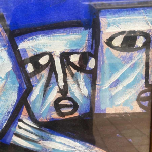 Magnifique tableau signé Tran Huu Duong huile sur toile