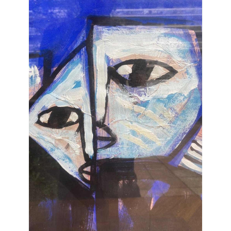 Prachtig schilderij door Anh Duong olieverf op doek