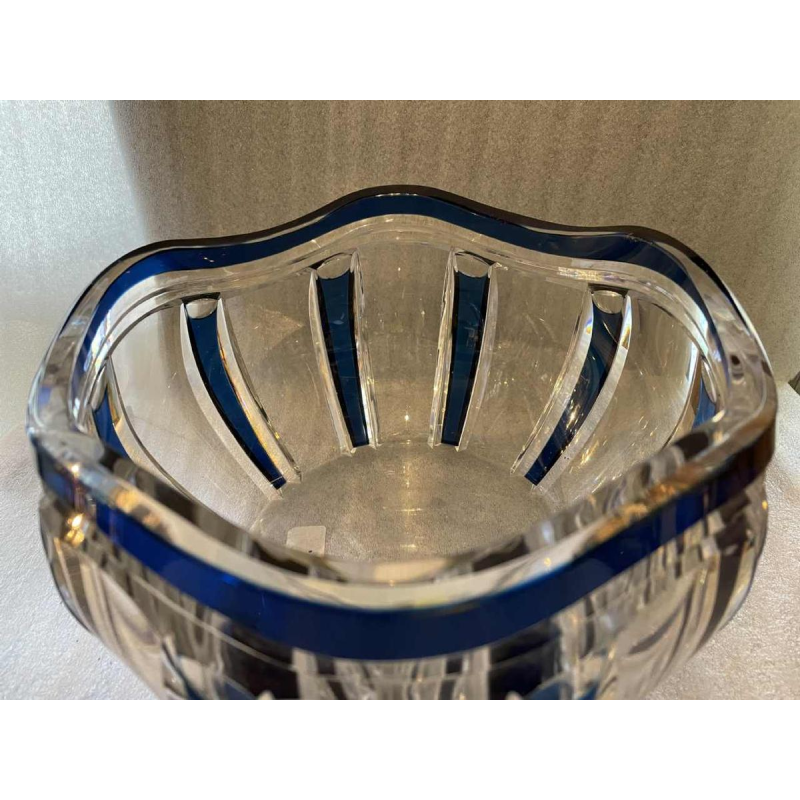 Val Saint-Lambert coupe art déco en cristal époque 1930 création Joseph Simon